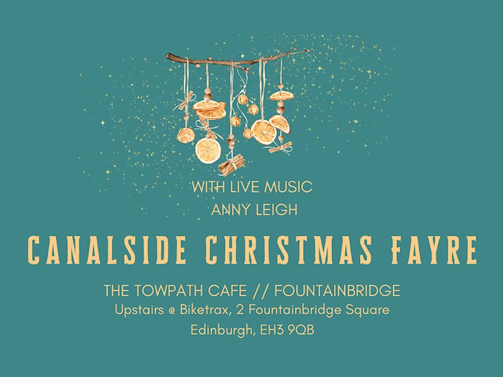 Canalside Christmas Craft Fayre with live music from Anny Leigh