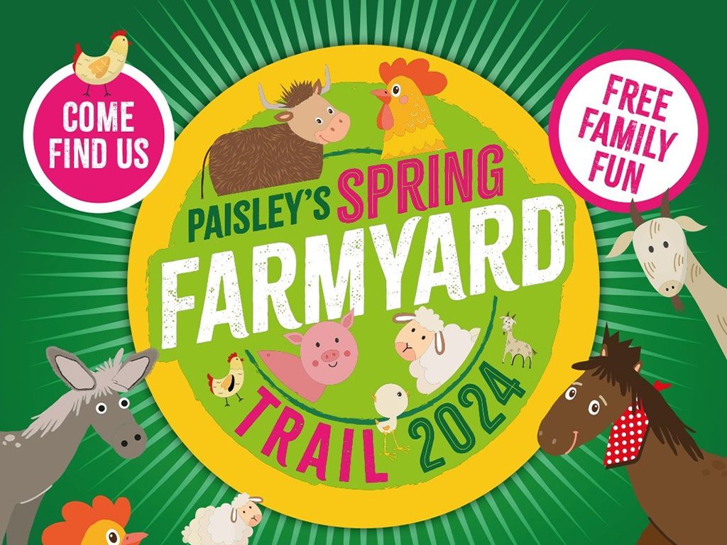 Have some fun this Spring in Paisley town centre!