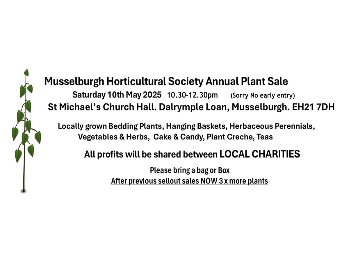Musselburgh Horticultural Society Charity Plant Sale