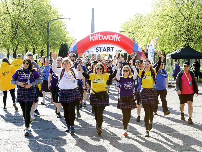 Glasgow Kiltwalk raises 3 million for Scottish charities