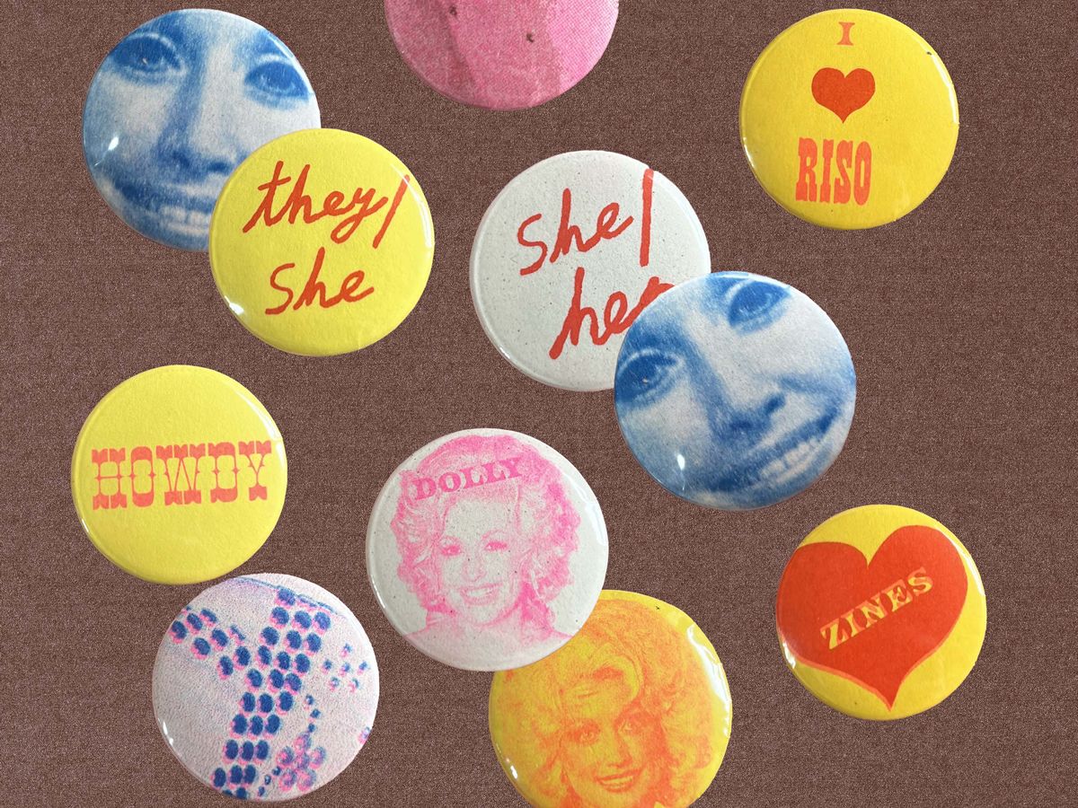 Risograph Badge Making Workshop