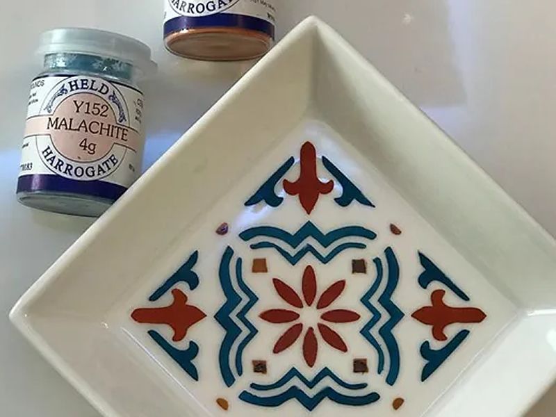 How to Paint Porcelain : Mixing Porcelain Paint 