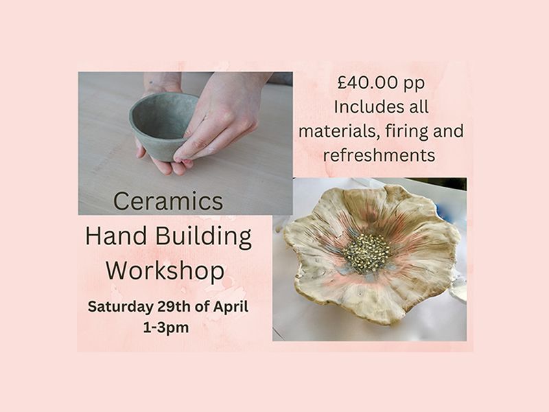 Ceramics Hand Building at Grace Health and Fitness, East Kilbride What's On Lanarkshire