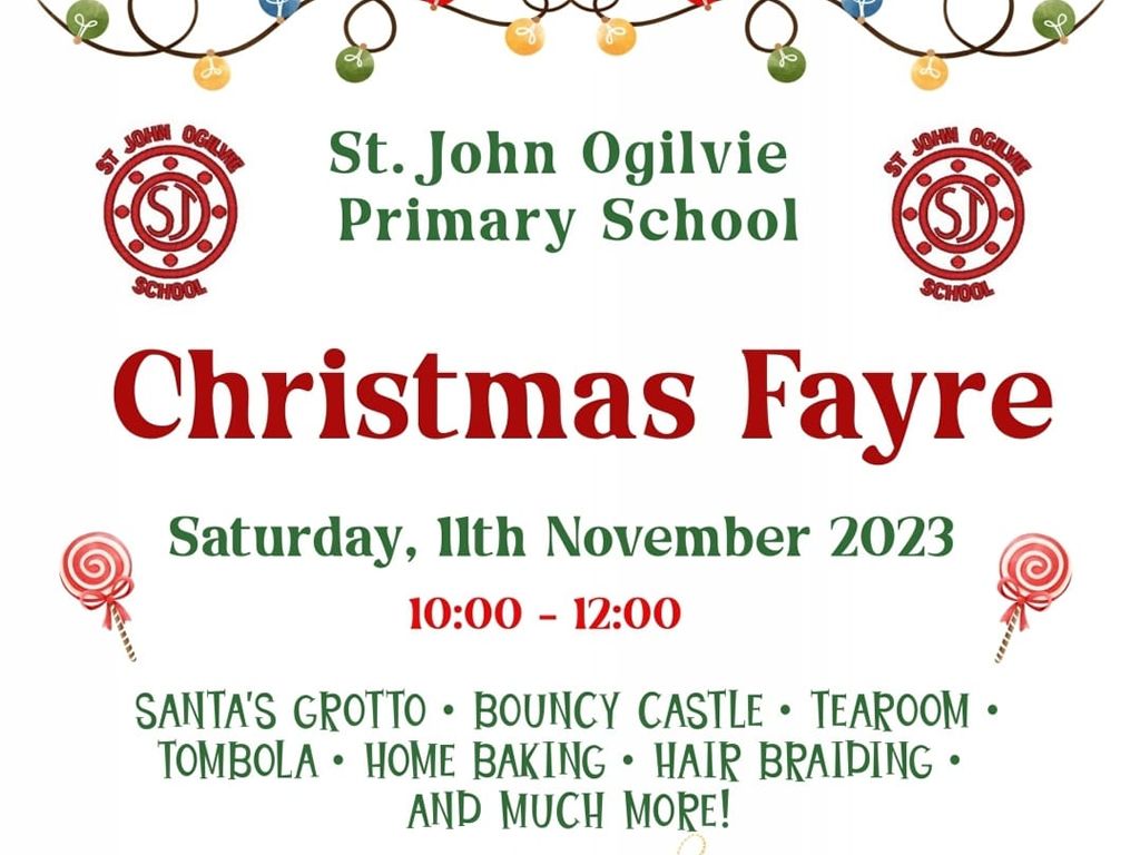 St John Ogilvie Primary School Christmas Fayre