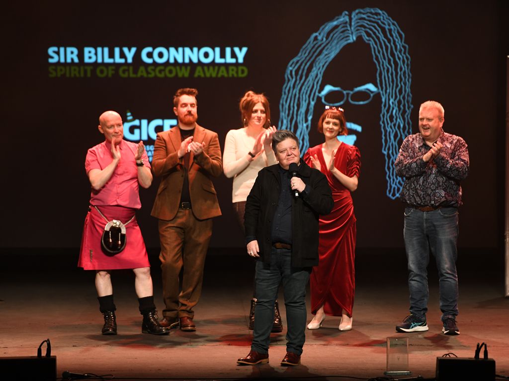 Susie McCabe named Sir Billy Connolly Spirit of Glasgow Award winner at GICF Comedy Gala