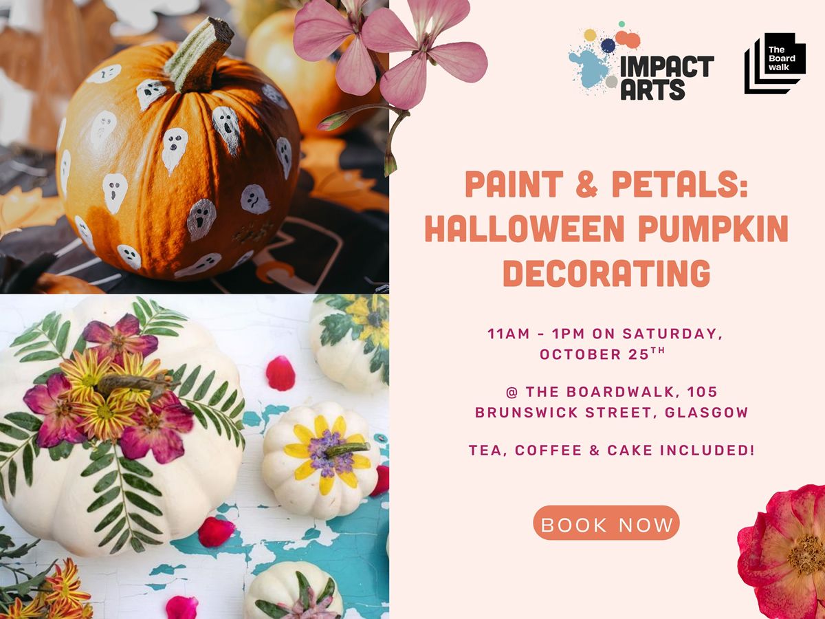 Paint & Petals: Halloween Pumpkin Decorating