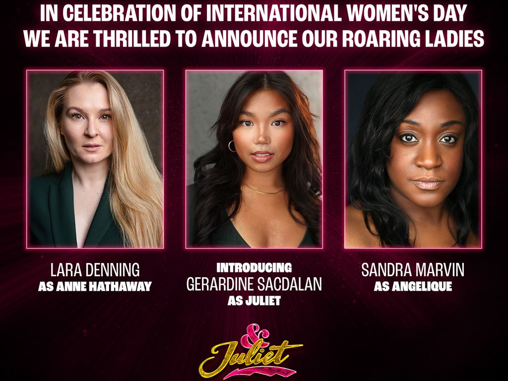 Lead casting announced for award winning musical & Juliet