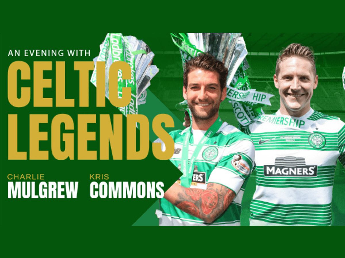 An Evening With Celtic Legends Charlie Mulgrew and Kris Commons