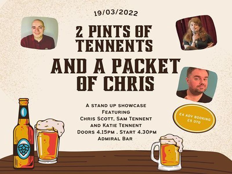 2 Pints Of Tennents And A Packet Of Chris