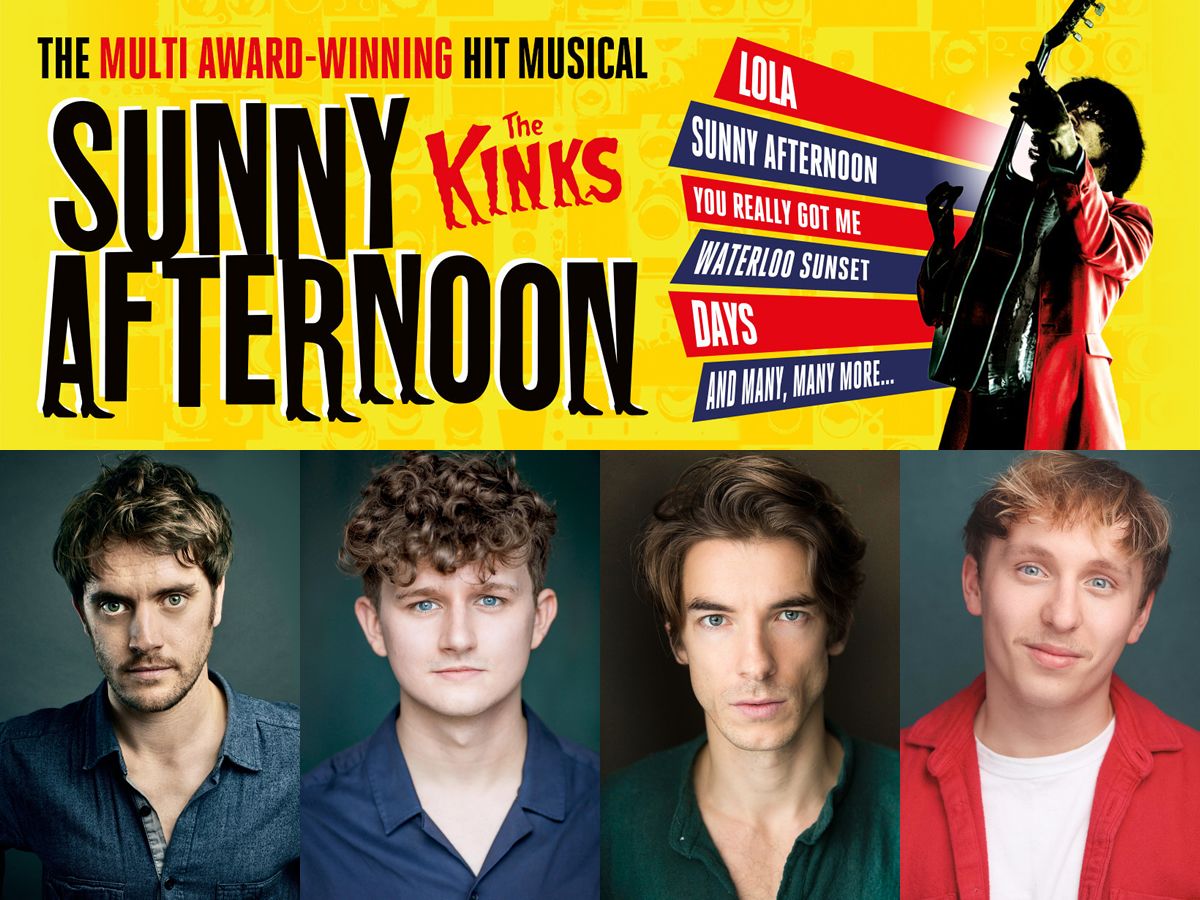 Principal casting announced for Sunny Afternoon ahead of Glasgow run