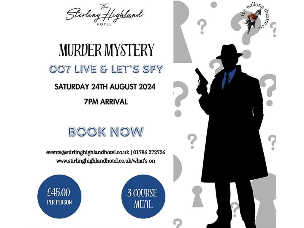 Murder Mystery - 007 Live & Let’s Spy - CANCELLED