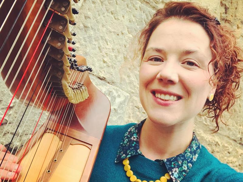 Pippa Reid-Foster (Minimalism On Harp) and Chloe Matharu (Celtic Harp & Song)