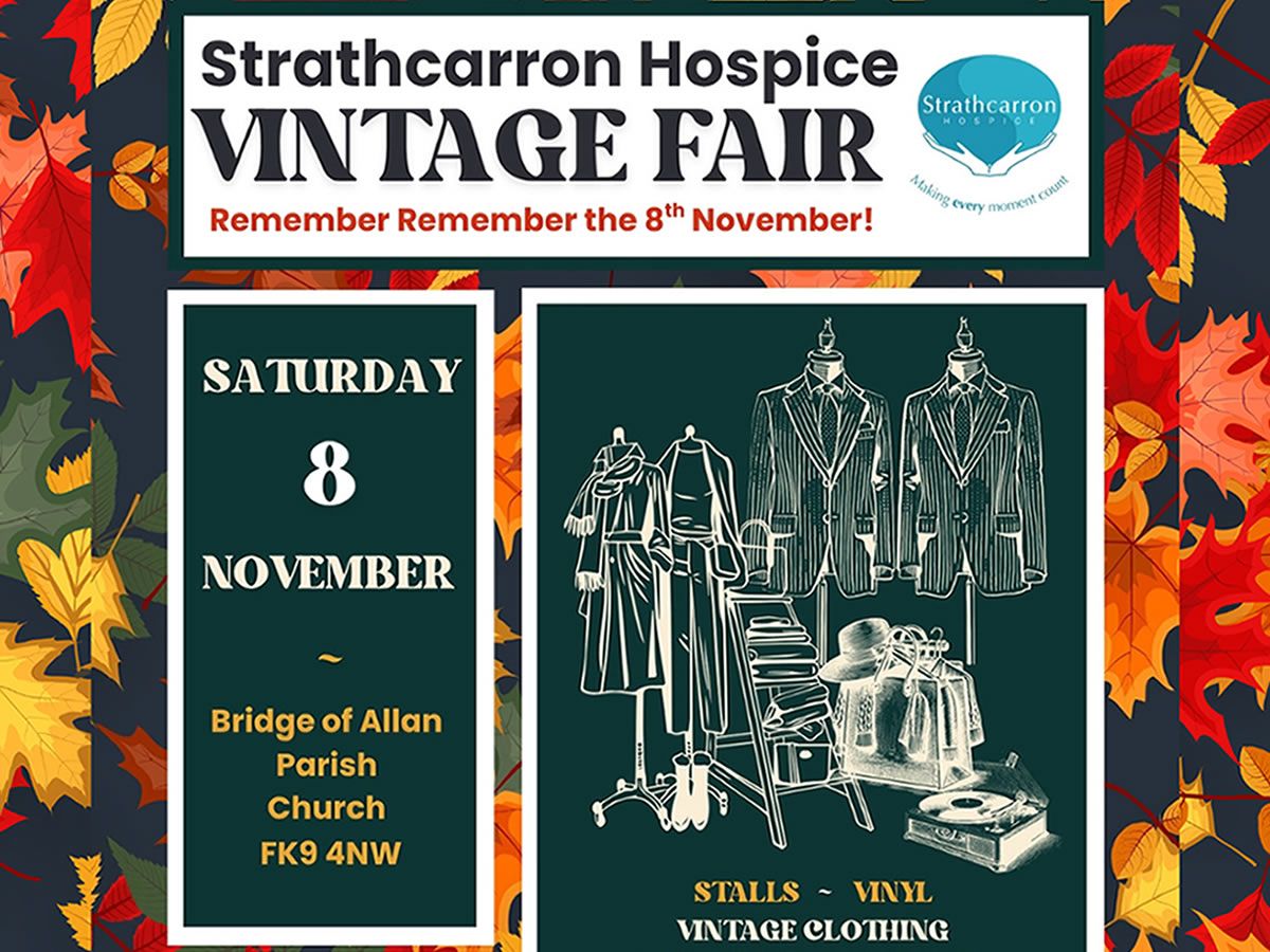 Strathcarron Hospice Vintage Fair