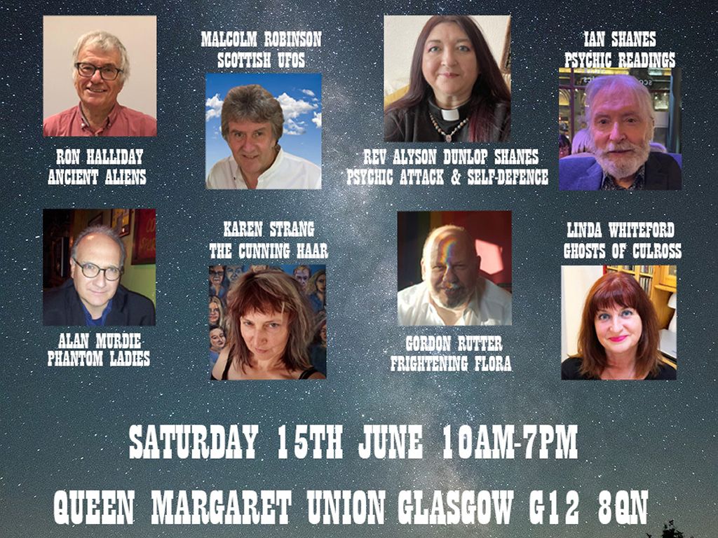 Scottish UFO & Paranormal Conference 2024 at Queen Margaret Union, Glasgow West End What's On