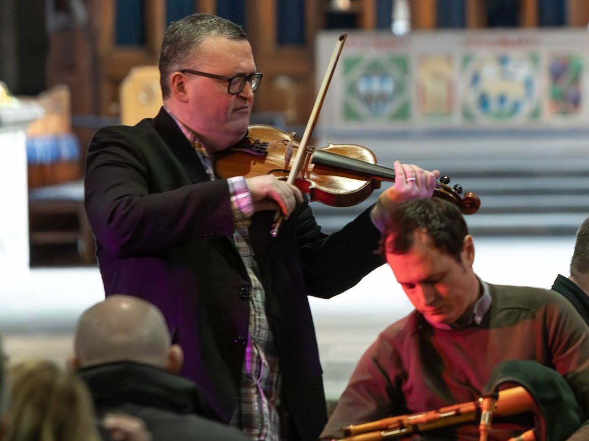 Alastair Savage and Chris Gibb, Fiddle and Border Pipes