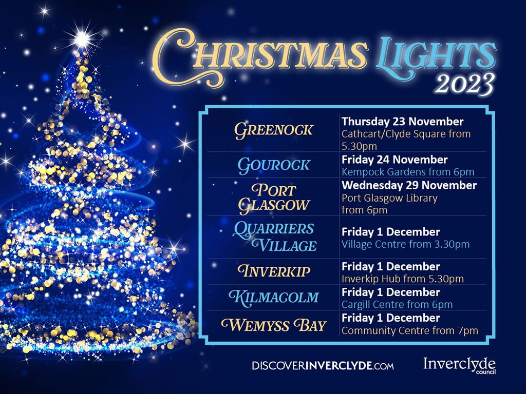 Inverclyde Christmas Light Switch On Events