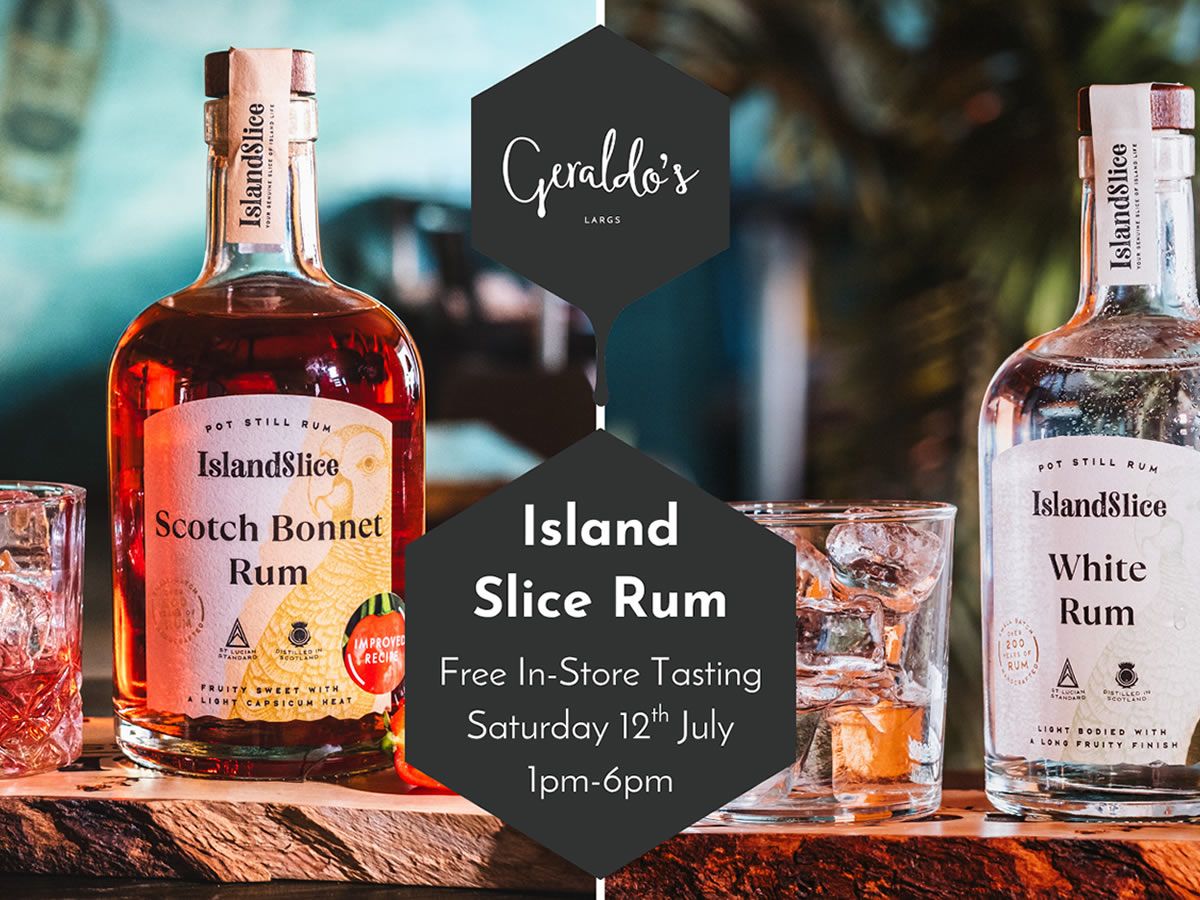 FREE Tasting with IslandSlice Rum