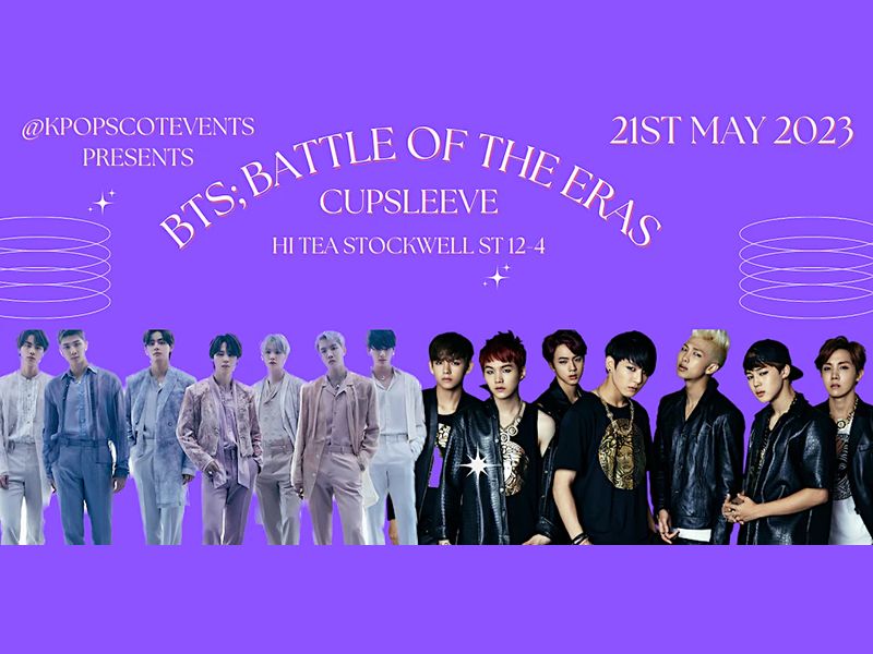 BTS Battle of the Eras Cupsleeve
