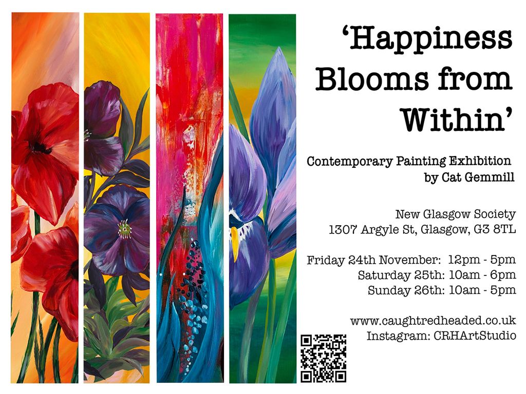 Happiness Blooms From Within Art Exhibition