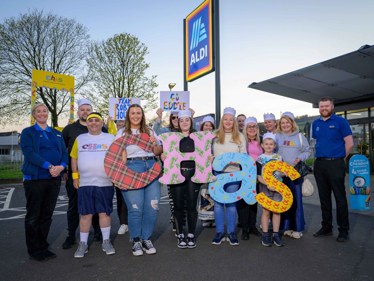 Aldi Scotland is turning up the Christmas cheer with its first ever festive Supermarket Sweep