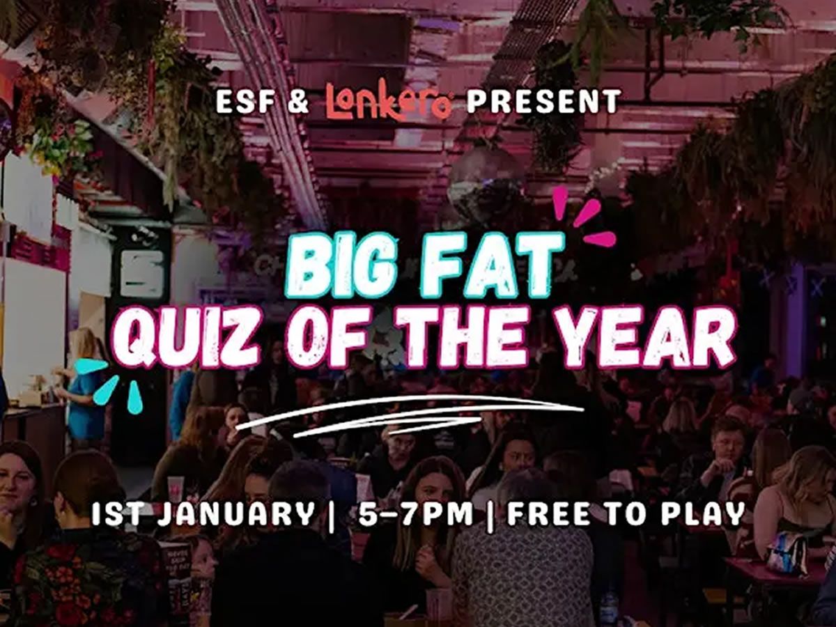 Edinburgh’s Big Fat Quiz of the Year: New Year’s Day Special!