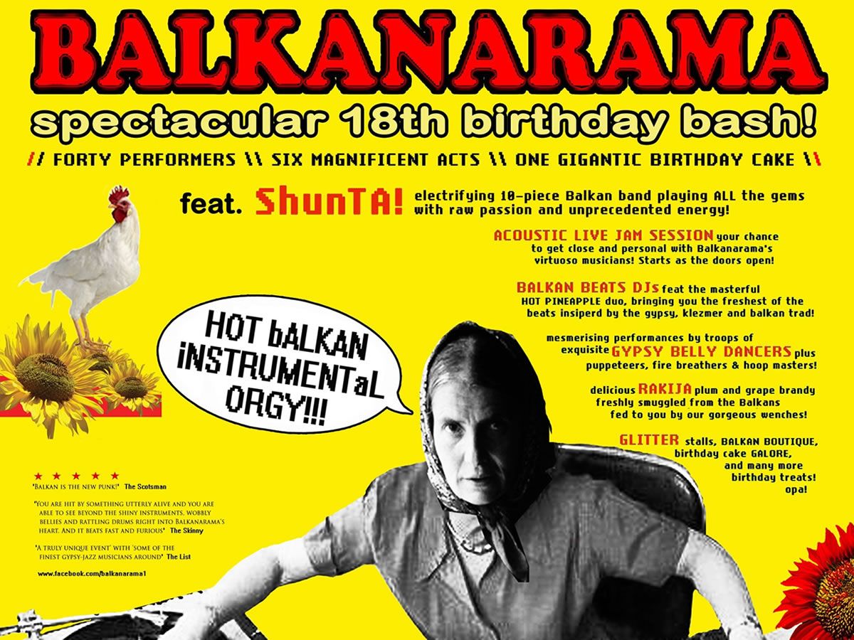 Balkanarama’s 18th Birthday Bash