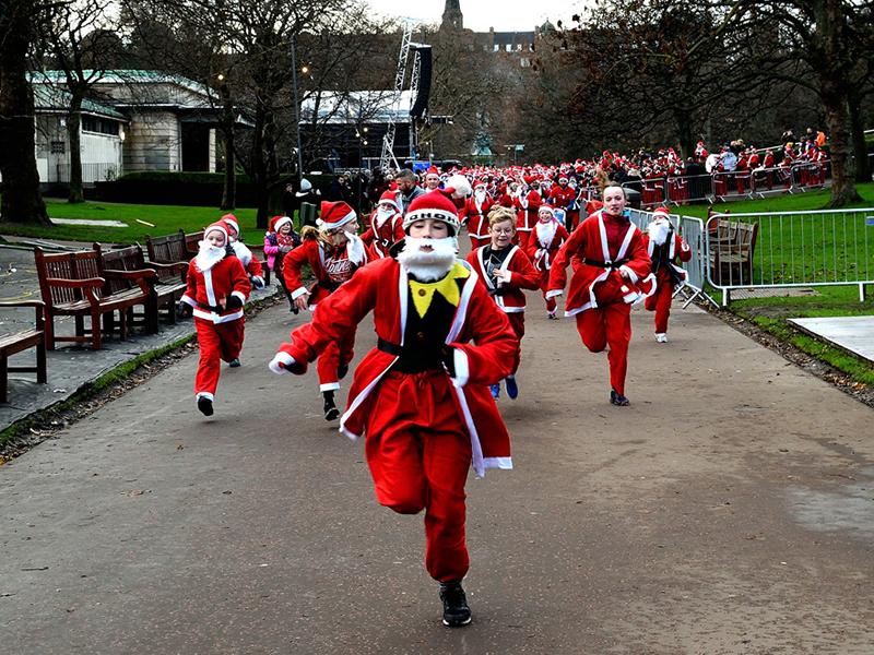 Edinburgh Santa Fun Run and Walk