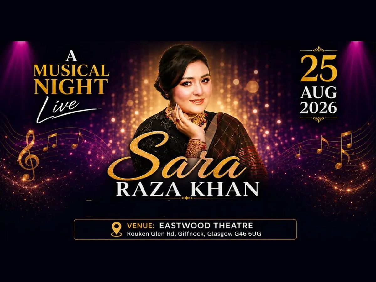 Sarah Raza Oh What A Night! at Eastwood Theatre, Giffnock | What's On East ...