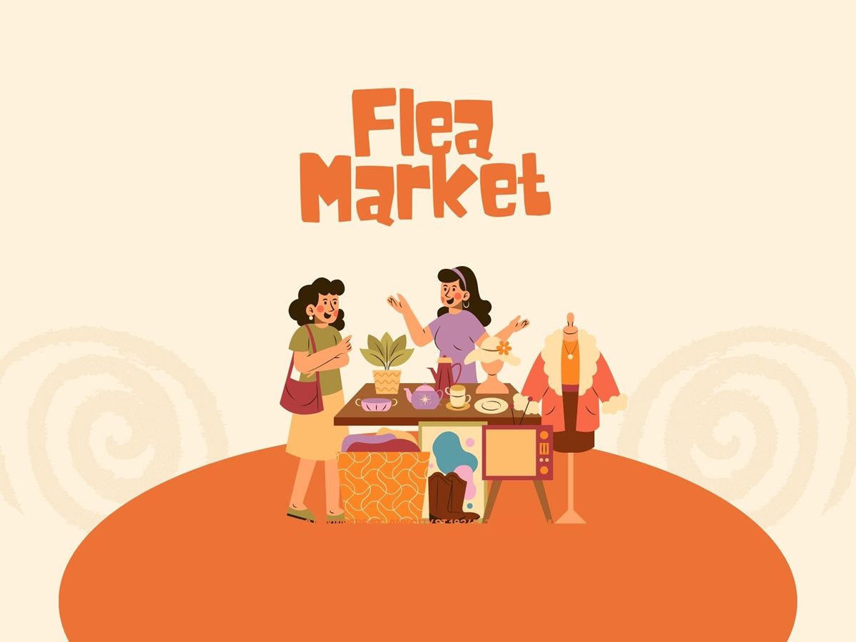 Flea Market At The Cafe Hub