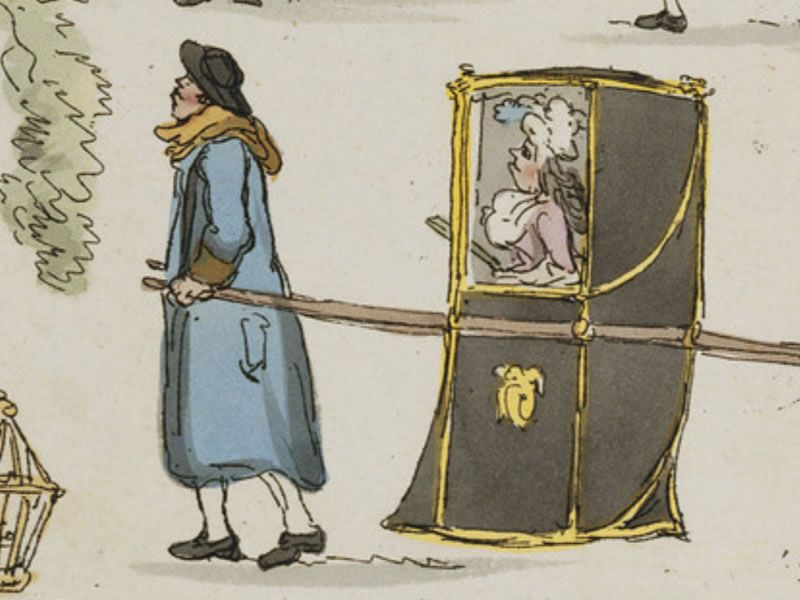 Up close: Sedan chair