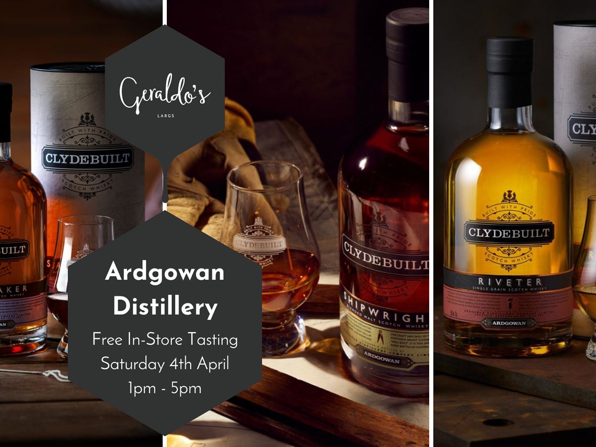 FREE Ardgowan Whisky & Gin In-Store Tasting