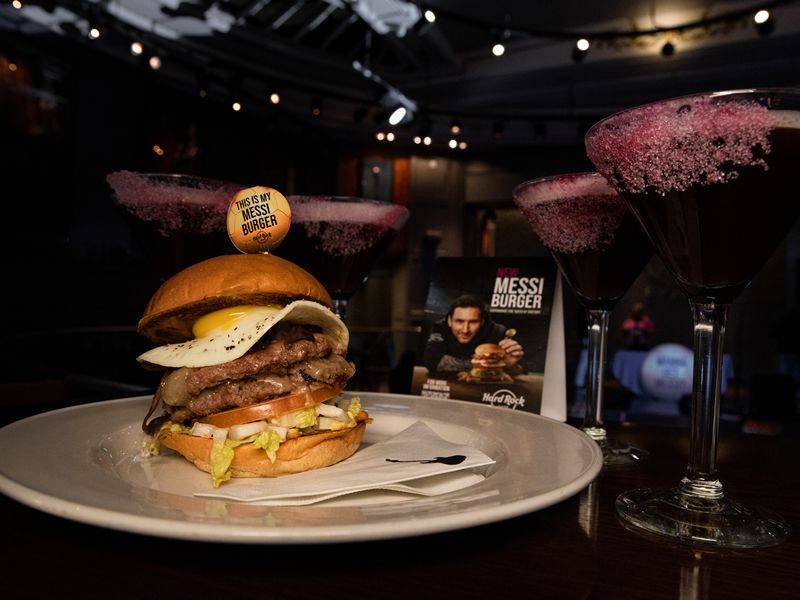 Hard Rock Cafe launches its newest burger inspired by brand ambassador Lionel Messi