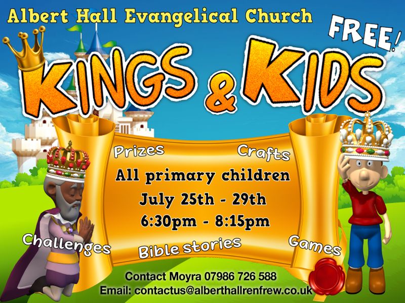 Free Holiday Bible Club - Kings & Kids