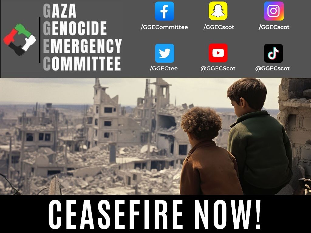 Ceasefire Now: Scotland’s Rally Against Palestinian Genocide