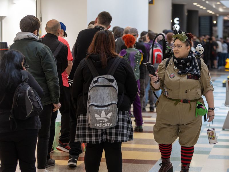 Film and Comic Con fans get dressed for the occasion