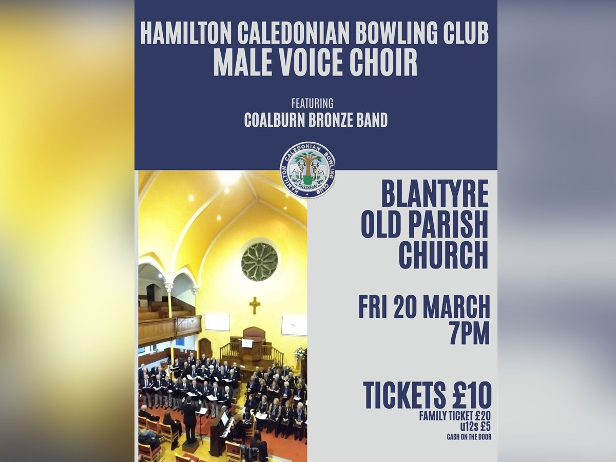 Male Voice Choir concert with Coalburn Bronze Band
