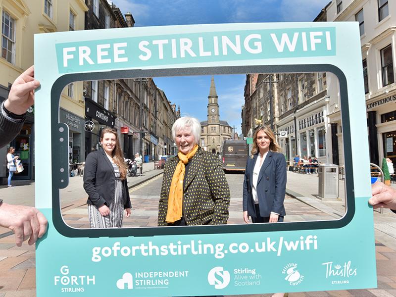 Free WiFi Launched in Stirling City Centre
