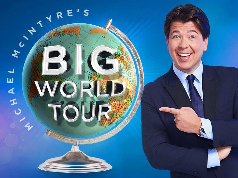 Just 3 weeks to go until Michael McIntyre brings his Big World Tour to Scotland