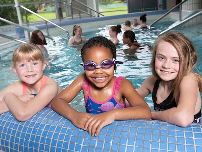 Future swim teachers make a splash