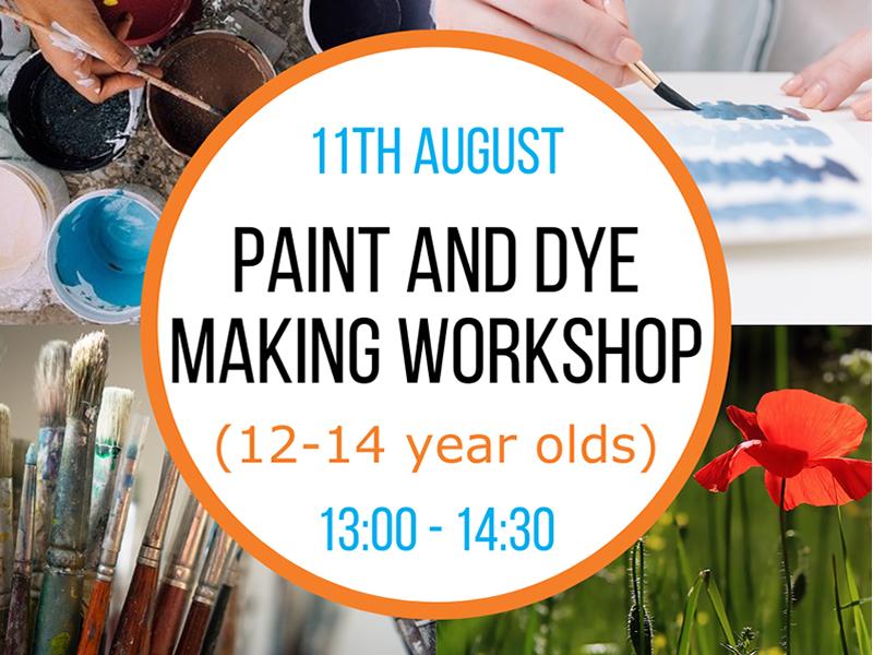 Paint and Dye Making Workshop (12-14 year olds)