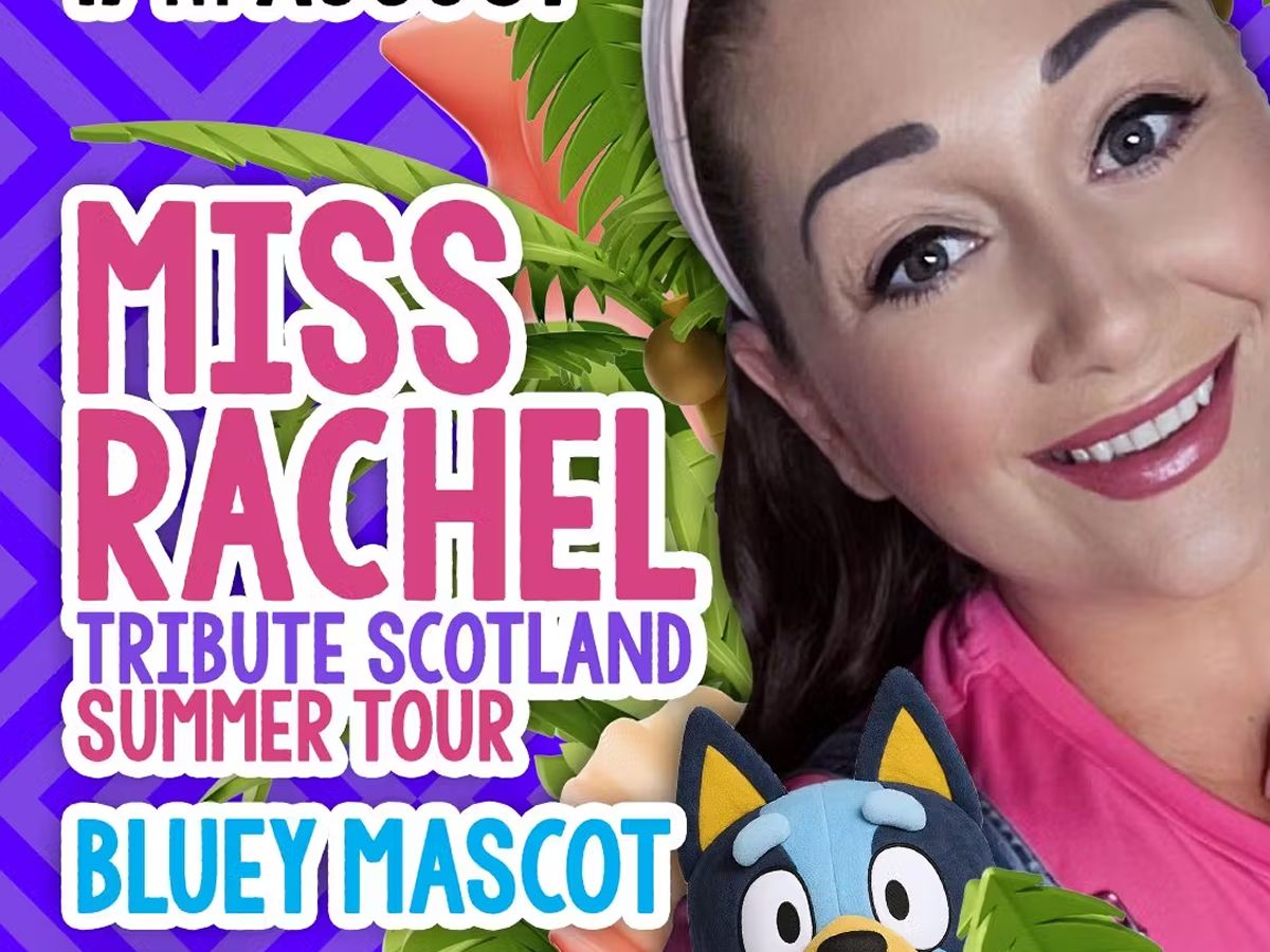 Miss Rachel Tribute & Bluey Mascot