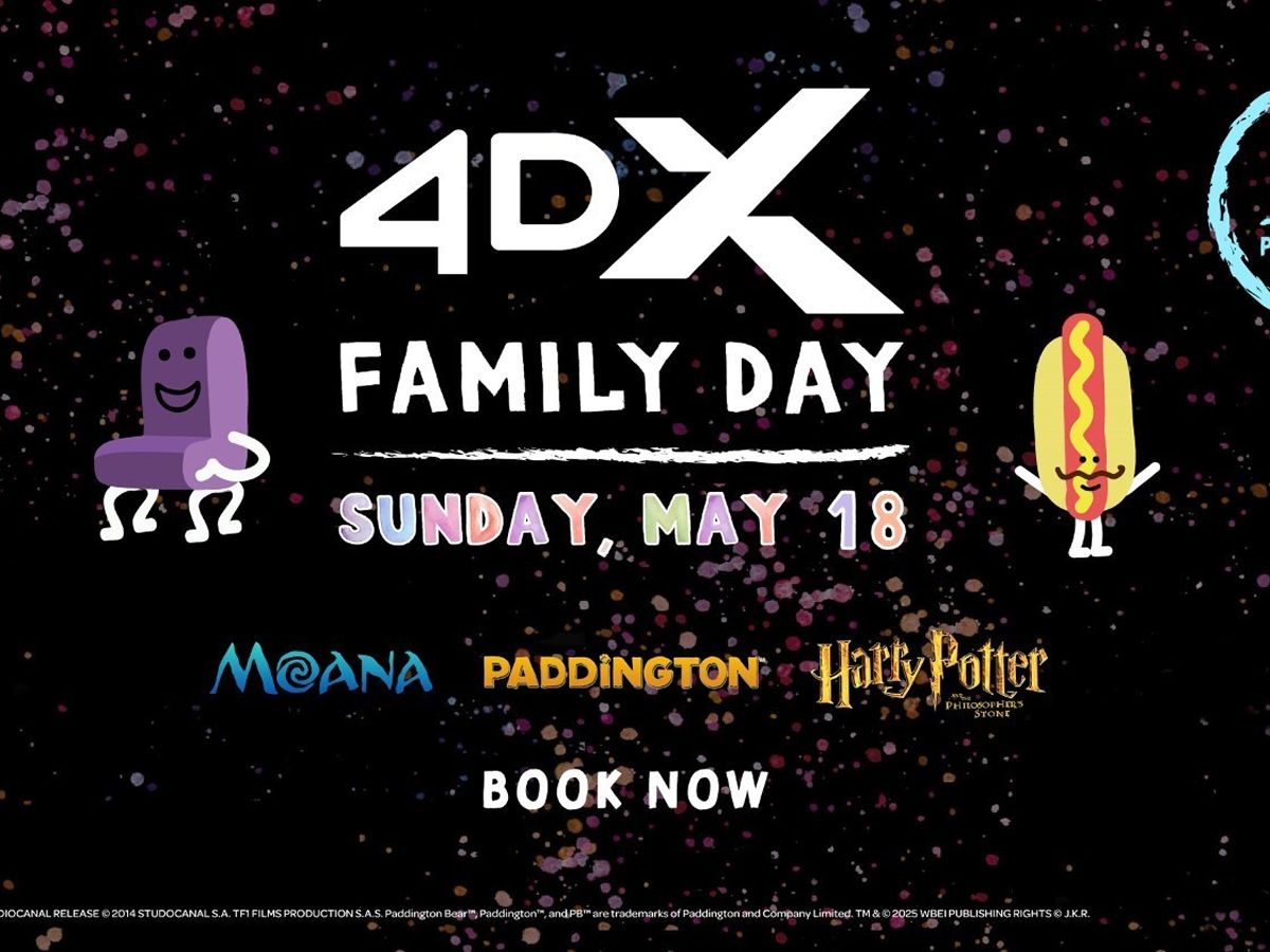 Cineworld announces first ever 4DX Family Day