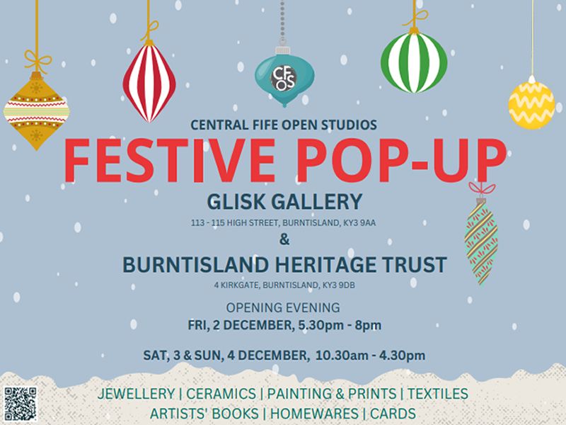 Central Fife Open Studios Festive Pop Up Shop