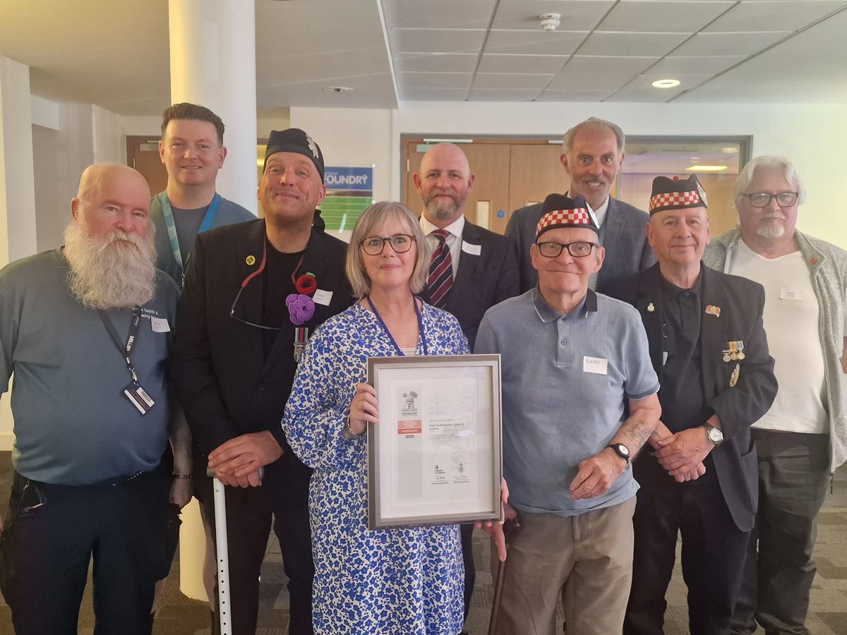 Veterans celebrate Health for Heroes Award at VE Day event