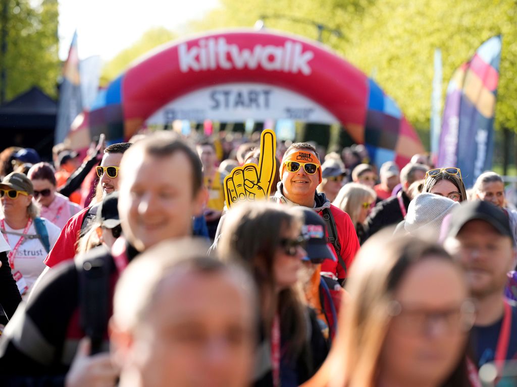 More than 14,100 Kiltwalk heroes step up to achieve record breaking Glasgow event