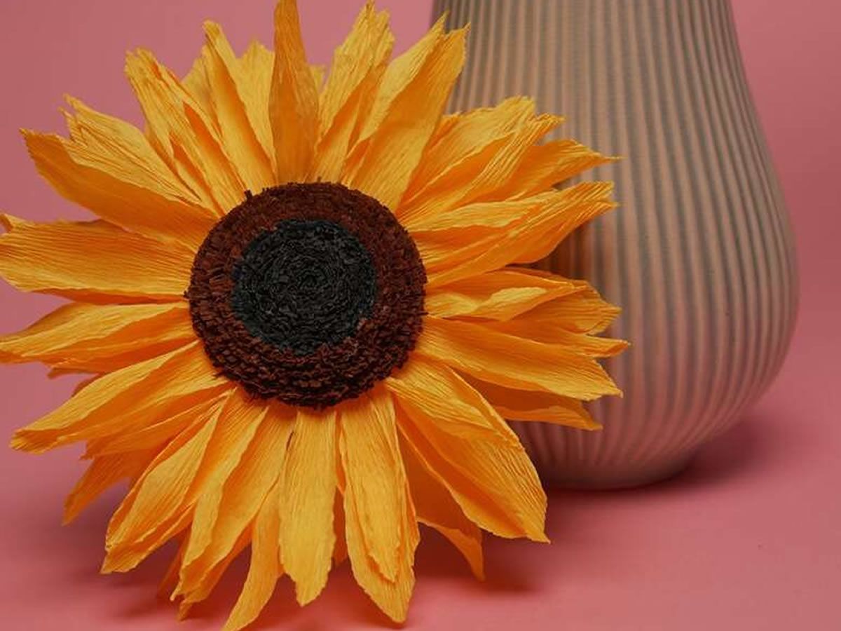 Paper Flower Making@ Sunflowers