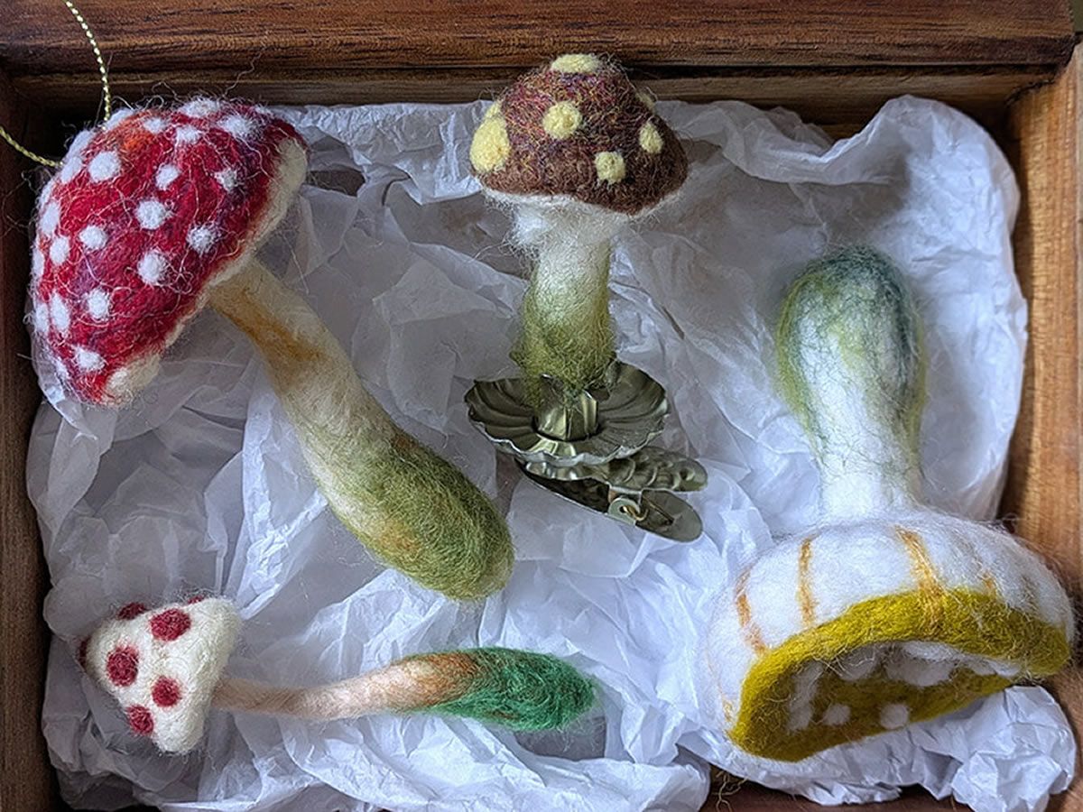 Needle Felting Festive Fun