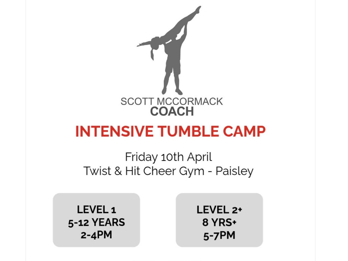 Scott McCormack Intensive Tumble Camp