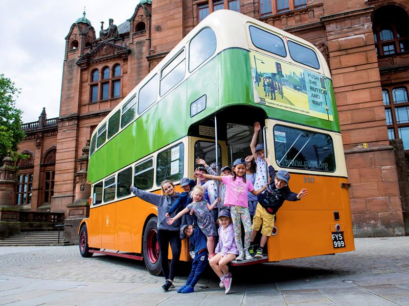 All aboard The Great Big Mackintosh Bus Tour!