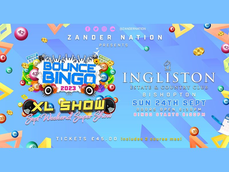 Zander Nation Presents Bounce Bingo - CANCELLED